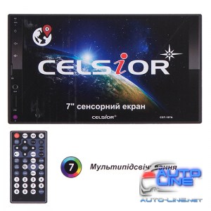 Двухдиновый мультимедийный центр с 7 TFT сенсорным дисплеем Celsior CSW-197A Android GPS (Celsior CSW-197A 2DIN)